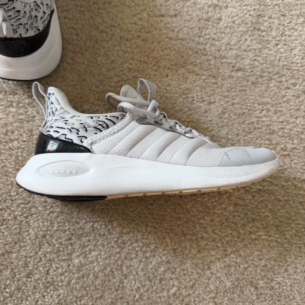 Women’s Adidas White Athletic Sneakers - Picture 4 of 7
